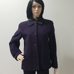 Purple Ann Taylor Loft Coat